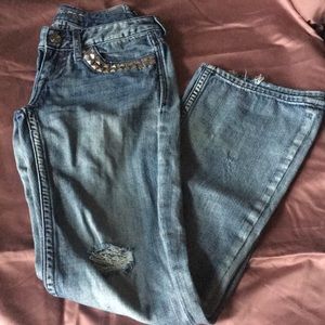 Express Stella boot cut with studded detail